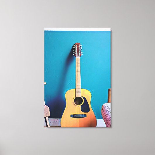 Toile Cadeaux guitaristes (Recto)