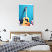 Toile Cadeaux guitaristes (Insitu(Chambre))