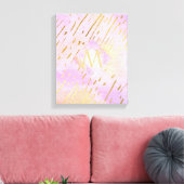 Toile Cadeaux Monogrammes pour les filles qui aiment l'o (Insitu(Salon))