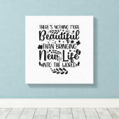 Toile Cadeaux pour sages-femmes | Infirmière de maternit (Insitu (Plancher de Bois))