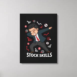 Toile Cadeaux stock Trader Hommes Compétences de trading