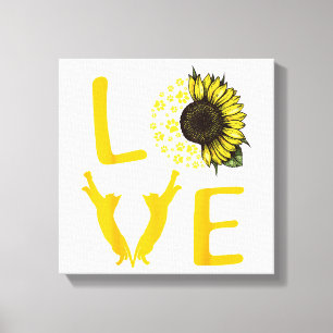 Toile Cadeaux Tournesol de Chat Pour Maman qui aime les