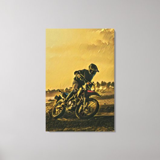 Toile Cadeaux uniques pour motocyclistes (Recto)