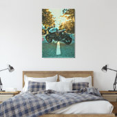 Toile Cadeaux uniques pour motocyclistes (Insitu(Chambre))