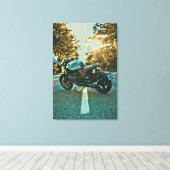 Toile Cadeaux uniques pour motocyclistes (Insitu (Plancher de Bois))