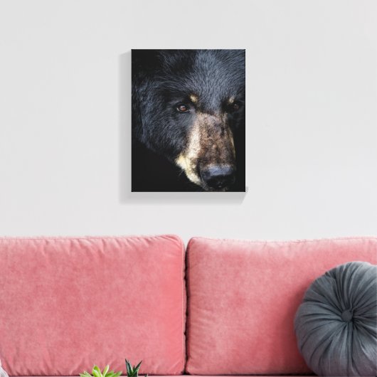 Toile Cades Cove Black Bear Canvas Imprimer (Insitu(Salon))