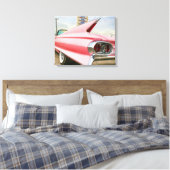 Toile Cadillac rose 1962 (Insitu(Chambre))