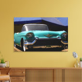 Toile Cadillac Verte d'Elvis Presley convertible en (Insitu(Salon))