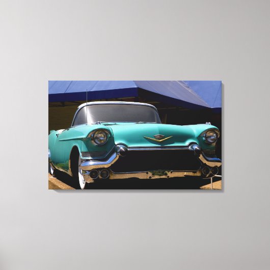 Toile Cadillac Verte d'Elvis Presley convertible en (Recto)