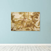 Toile Cadmus sur le point d'attaquer un dragon (Insitu (Plancher de Bois))