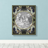 Toile Cadre de l'Hydrangea à Capuchon de Dentelle Créez  (Insitu (Plancher de Bois))