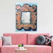 Toile Cadre de miroir paille, 1670-80 (Insitu(Salon))