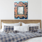 Toile Cadre de miroir paille, 1670-80 (Insitu(Chambre))