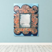 Toile Cadre de miroir paille, 1670-80 (Insitu (Plancher de Bois))
