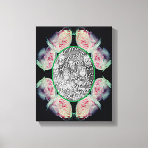 Toile Cadre de roses roses Create Your Own Photo