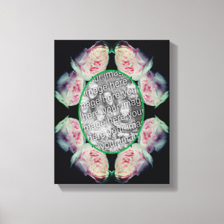 Toile Cadre de roses roses Create Your Own Photo