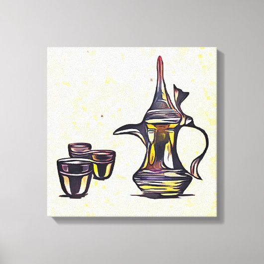 Toile Café arabe (Recto)