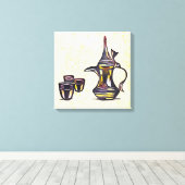 Toile Café arabe (Insitu (Plancher de Bois))