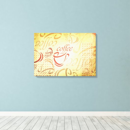 Toile Café Art (Insitu (Plancher de Bois))