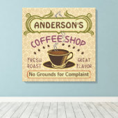 Toile Café avec Coupe Créez votre propre personnalisatio (Insitu (Plancher de Bois))