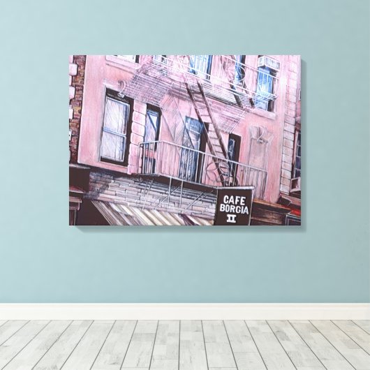 Toile Café Borgia (Insitu (Plancher de Bois))