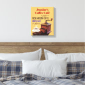 Toile Café Café Café 8"X10" (Insitu(Chambre))