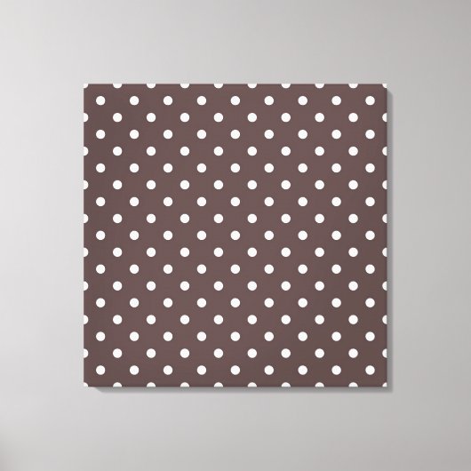 Toile Café cool moderne, pois expresso. (Recto)