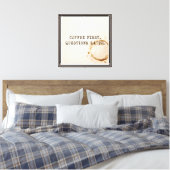 Toile Café d'abord (Insitu(Chambre))