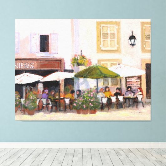 Toile Café de campagne français (Insitu (Plancher de Bois))