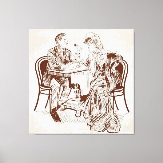 Toile café et amour (Recto)