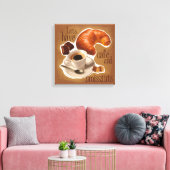 Toile Café et croissants (Insitu(Salon))