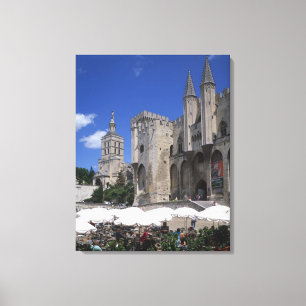 Toile Café, Le Palais des Papes, Avignon, Vaucluse,