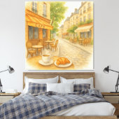 Toile Café parisien le matin (Insitu(Chambre))