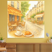 Toile Café parisien le matin (Insitu(Salon))