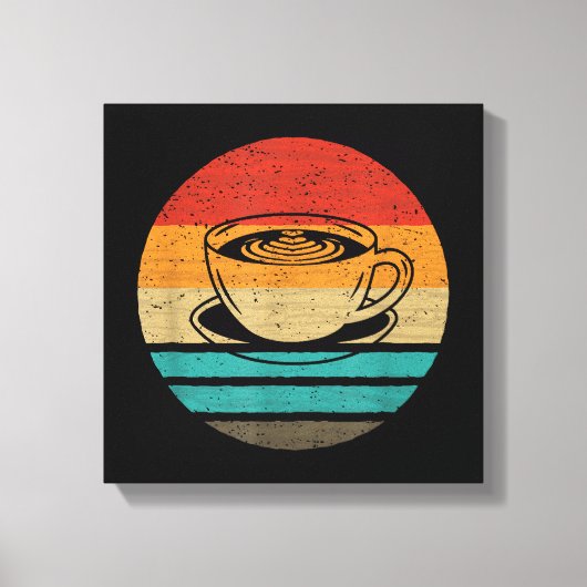 Toile Café Retro Style Vintage (Recto)