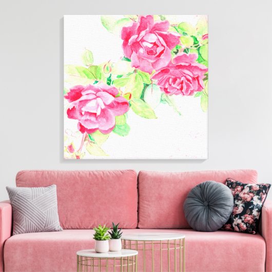 Toile Café Rose (Insitu(Salon))