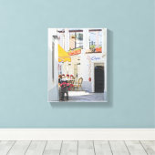 Toile Café Sur Le Trottoir À Capri (Insitu (Plancher de Bois))