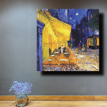 Toile Café Terrasse à Night France Vincent van Gogh<br><div class="desc">Une toile enveloppée d'art avec le tableau post-impressionniste de Vincent van Gogh (1853-1890),  Cafe Terrace at Night (1888). Créé à Arles,  France en face d'une cafétéria populaire sur la rue du Palais.</div>