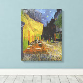 Toile Café terrasse de Van Gogh (Insitu (Plancher de Bois))