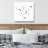 Toile Caféine Molécule Chimie Café Atomes (Insitu(Chambre))