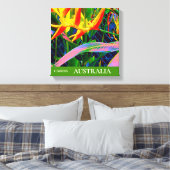 Toile Cairns fleur tropicale Australie voyage art (Insitu(Chambre))