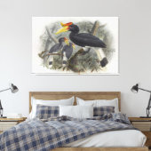 Toile Calao rhinoceros (Insitu(Chambre))