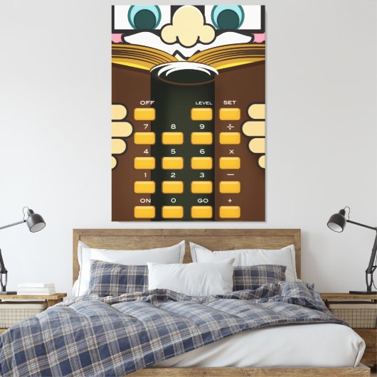 Toile Calculatrice professeur (Insitu(Chambre))