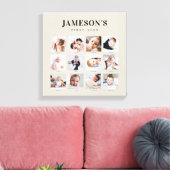 Toile Calendrier photo de l'année de bébé moderne (Insitu(Salon))