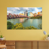 Toile Calgary Peace Bridge et Cityscape (Insitu(Salon))