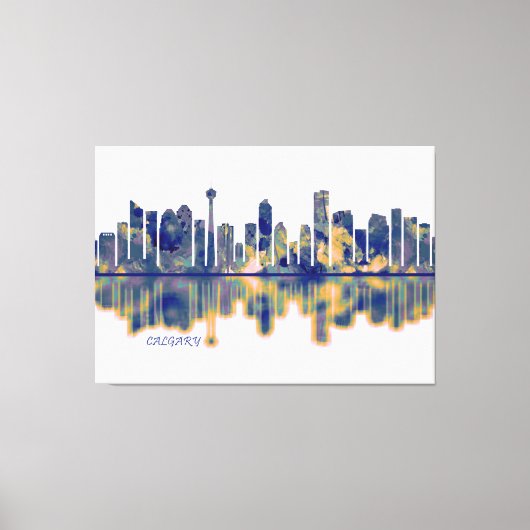 Toile Calgary Skyline (Recto)