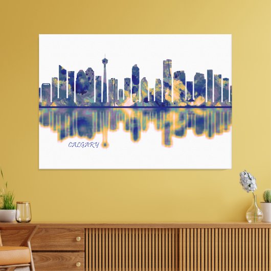Toile Calgary Skyline (Insitu(Salon))