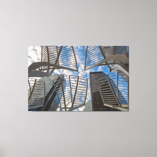 Toile Calgary Tree Sculptures (Recto)