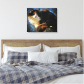 Toile Calico Chat au vent (Insitu(Chambre))