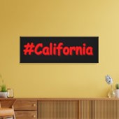 Toile "#California" Joli Design. Commandez dès maintenan (Insitu(Salon))